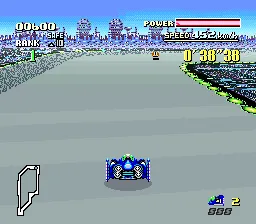 F-Zero gameplay screenshot on SNES