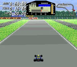 F1 ROC: Race of Champions gameplay screenshot on SNES