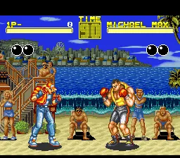 Fatal Fury: King of Fighters gameplay screenshot on SNES