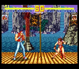 Fatal Fury Special gameplay screenshot on SNES