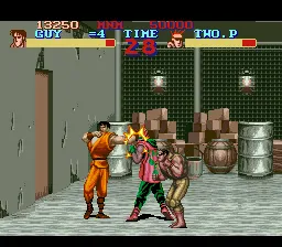 Final Fight Guy gameplay screenshot on SNES