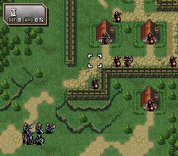 Fire Emblem: Thracia 776 gameplay screenshot on SNES