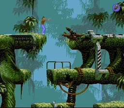 Flashback gameplay screenshot on SNES