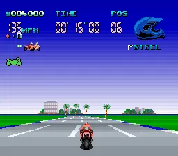 Full Throttle: All-American Racing gameplay screenshot on SNES