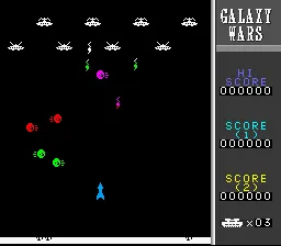 Galaxy Wars gameplay screenshot on SNES