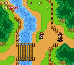 Ganpuru: Gunman's Proof gameplay screenshot on SNES