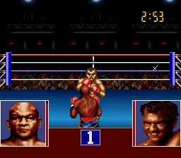 George Foreman's KO Boxing gameplay screenshot on SNES