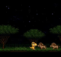 Gon gameplay screenshot on SNES