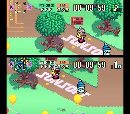 Hashire Hebereke gameplay screenshot on SNES