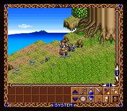 Hiōden: Mamono-tachi tono Chikai gameplay screenshot on SNES