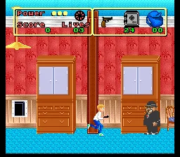 Home Alone gameplay screenshot on SNES