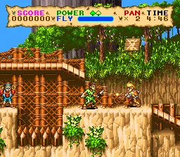 Hook gameplay screenshot on SNES