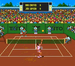International Tennis Tour gameplay screenshot on SNES
