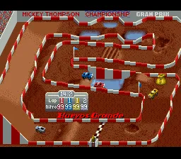 Ivan 'Ironman' Stewart's Super Off Road gameplay screenshot on SNES