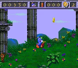 Izzy's Quest for the Olympic Rings gameplay screenshot on SNES