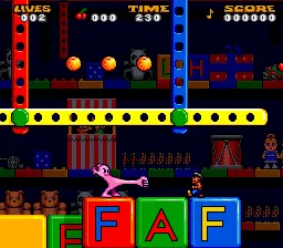 Jelly Boy gameplay screenshot on SNES