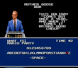 Jeopardy!: Deluxe Edition gameplay screenshot on SNES