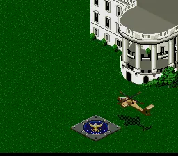 Jungle Strike gameplay screenshot on SNES