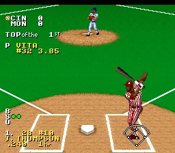 Ken Griffey, Jr. Presents Major League Baseball gameplay screenshot on SNES
