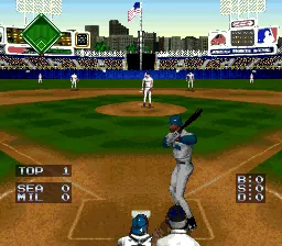 Ken Griffey, Jr.'s Winning Run gameplay screenshot on SNES