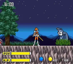 Kendo Rage gameplay screenshot on SNES