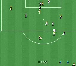 Kevin Keegan's Player Manager gameplay screenshot on SNES