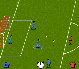 Kick Off 3: European Challenge gameplay screenshot on SNES