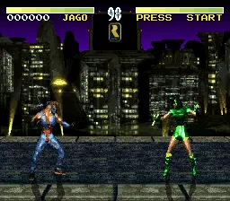 Killer Instinct gameplay screenshot on SNES