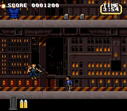 Lethal Weapon gameplay screenshot on SNES