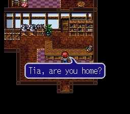 Lufia gameplay screenshot on SNES