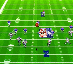 Madden NFL '94 gameplay screenshot on SNES