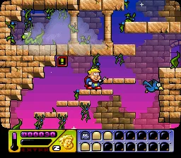 Magic Boy gameplay screenshot on SNES