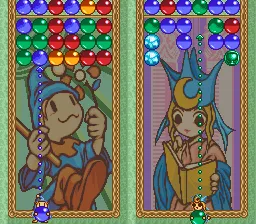 Magical Drop gameplay screenshot on SNES