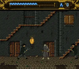 Mary Shelley's Frankenstein gameplay screenshot on SNES