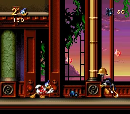Maui Mallard in Cold Shadow gameplay screenshot on SNES