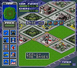 Metal Marines gameplay screenshot on SNES
