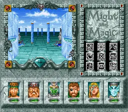 Might and Magic III: Isles of Terra gameplay screenshot on SNES