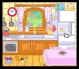 Motoko-chan no Wonder Kitchen gameplay screenshot on SNES