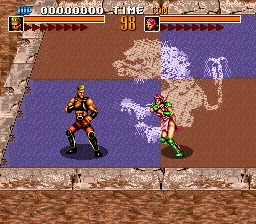 Mutant Fighter gameplay screenshot on SNES