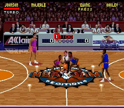 NBA Jam: Tournament Edition gameplay screenshot on SNES