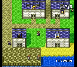 New Horizons gameplay screenshot on SNES