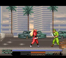 Ninjawarriors: The New Generation gameplay screenshot on SNES