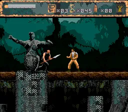 No Escape gameplay screenshot on SNES