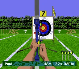 Olympic Summer Games gameplay screenshot on SNES