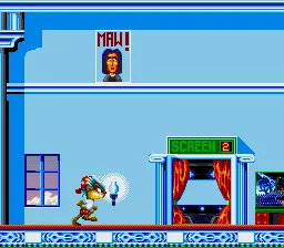 Oscar gameplay screenshot on SNES