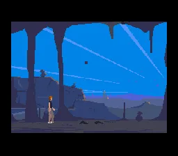 Outer World gameplay screenshot on SNES