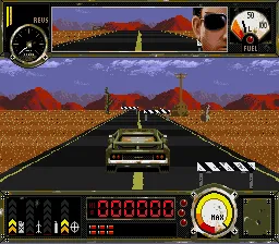 Outlander gameplay screenshot on SNES