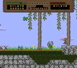 Packy and Marlon gameplay screenshot on SNES