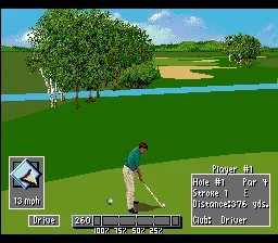PGA Tour 96 gameplay screenshot on SNES