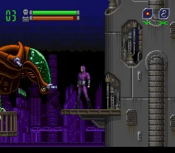 Phantom 2040 gameplay screenshot on SNES